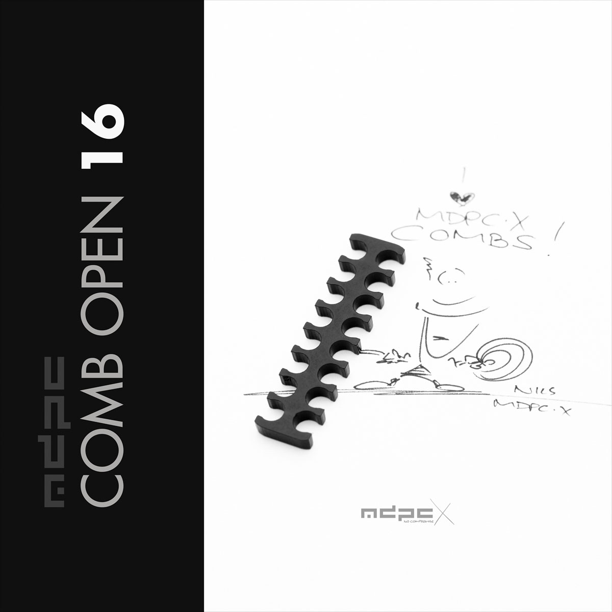 Cable-Combs BLACK Open-16