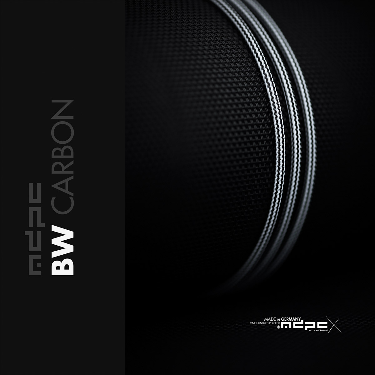 B&W-Carbon Cable Sleeve XTC 100m