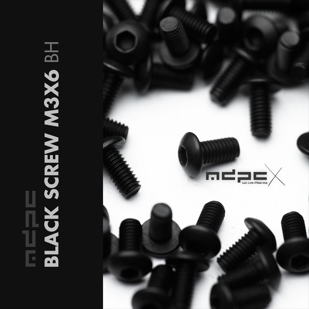 Black Screws M3x6