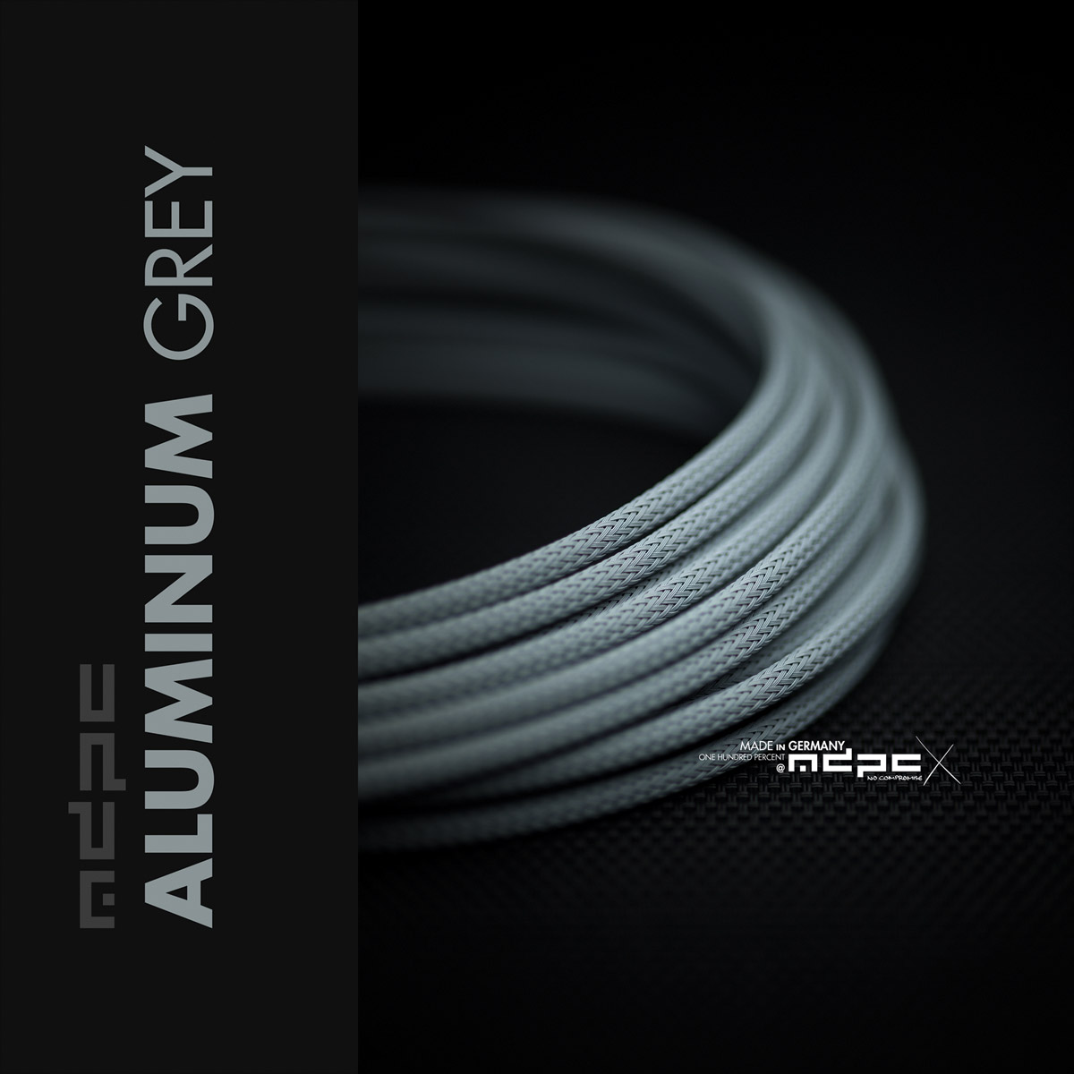 Aluminum-Grey Cable Sleeving SMALL